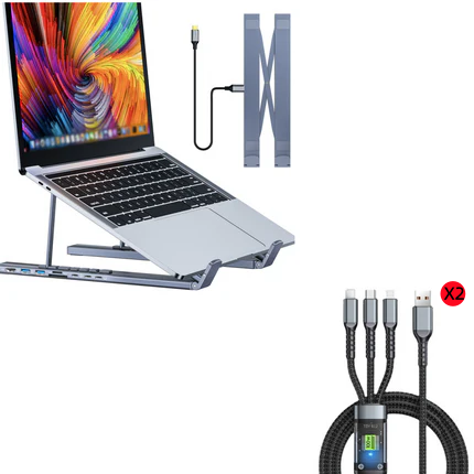 š„HOT SALEš„Limited-time offer-USB-C Docking Station Laptop Stand with 4K HDMI