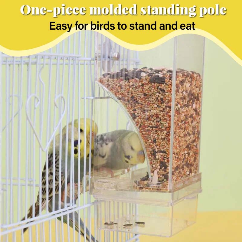 🐦Automatic No-Spill Transparent Bird Feeder