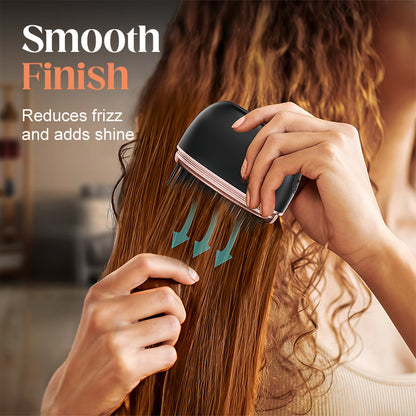 Cordless Hair Straightener Comb – 3-Temp & Anti-Scald Design