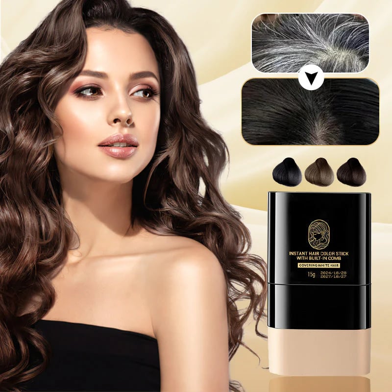 🥳2026 HOT SALE🥳💞50% OFF!✨ 💝Instant Hair Colour Stick with Built-In Comb🔥