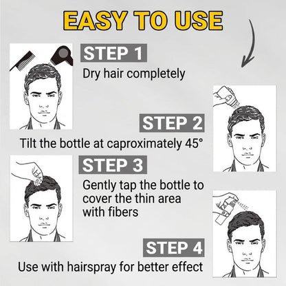 Long Lasting Water-Resistant Black Hair Concealer