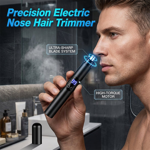 Portable Electric Nose & Ear Hair Trimmer
